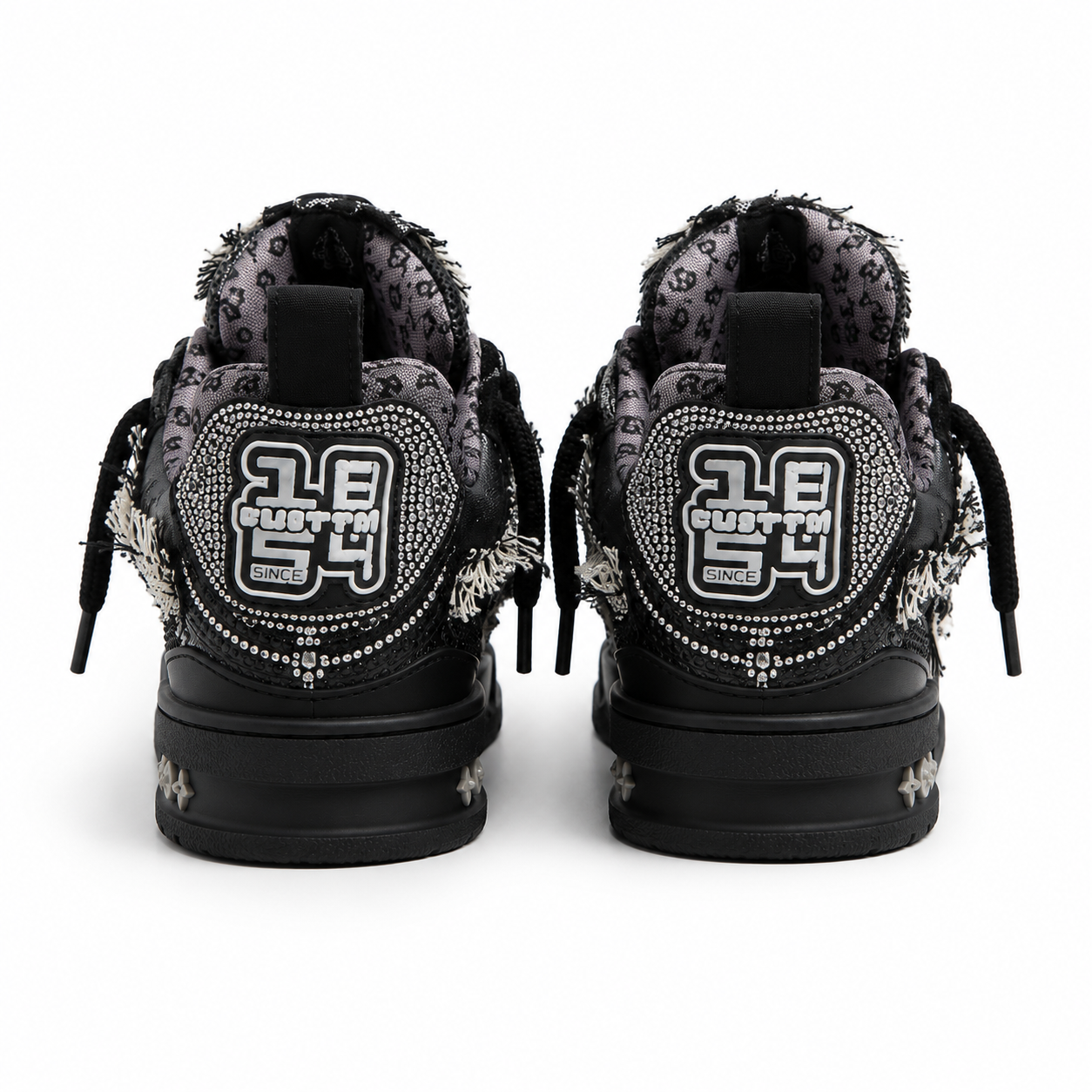 Urban Luxury Sneakers with Glitter